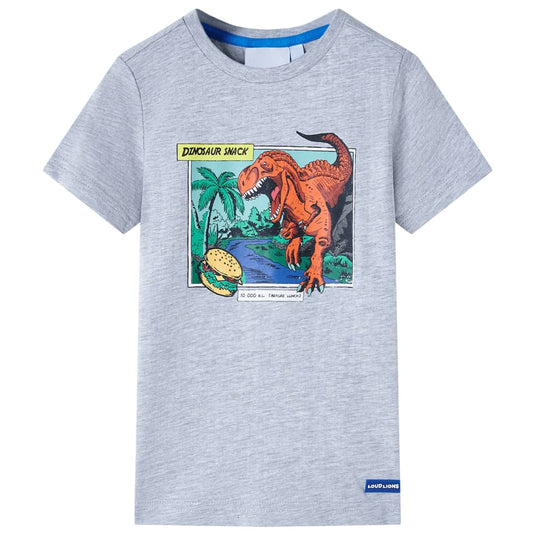 Vidaxl kindershirt 128 grijs