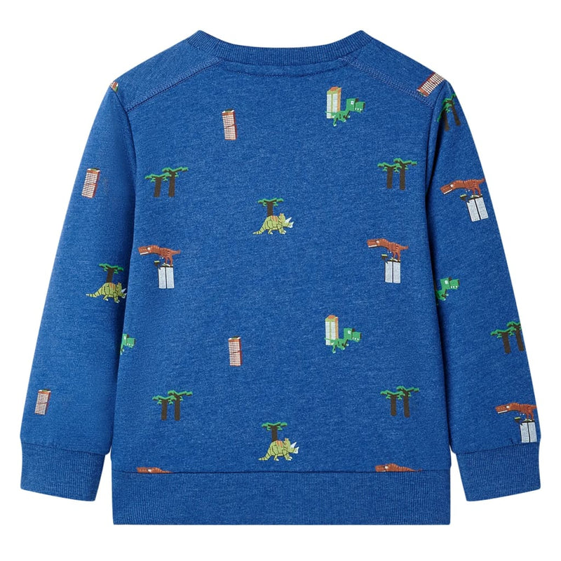 Afbeelding laden in galerijviewer, Vidaxl kindertrui 128 gemêleerd donkerblauw
