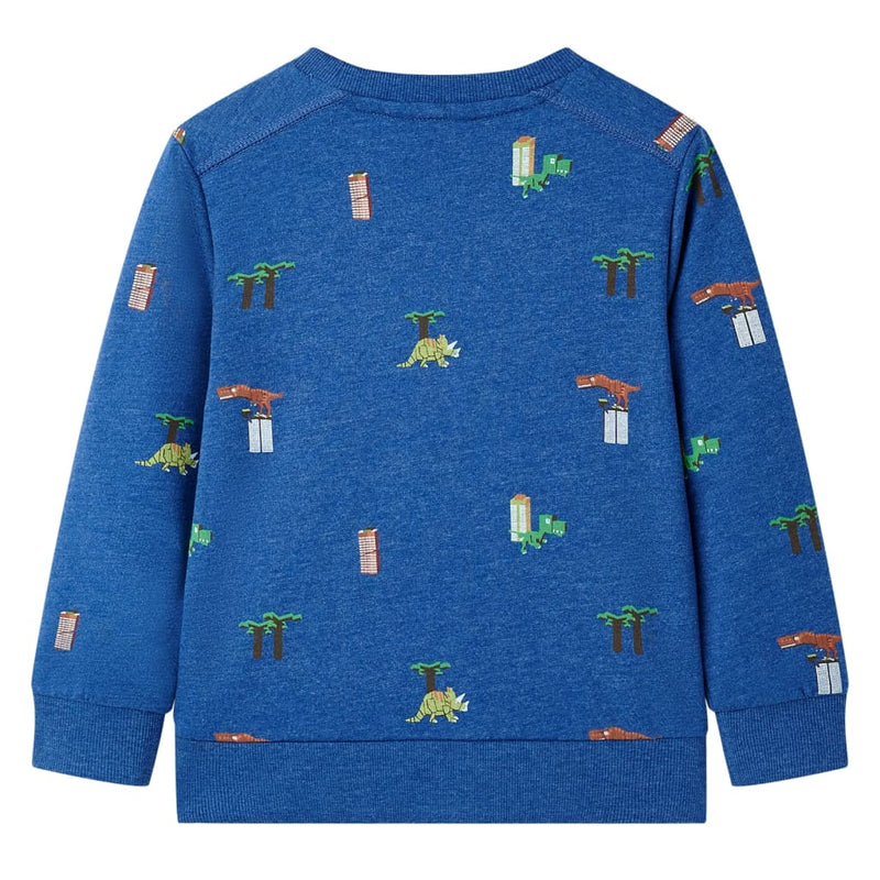 Afbeelding laden in galerijviewer, Vidaxl kindertrui 140 gemêleerd donkerblauw
