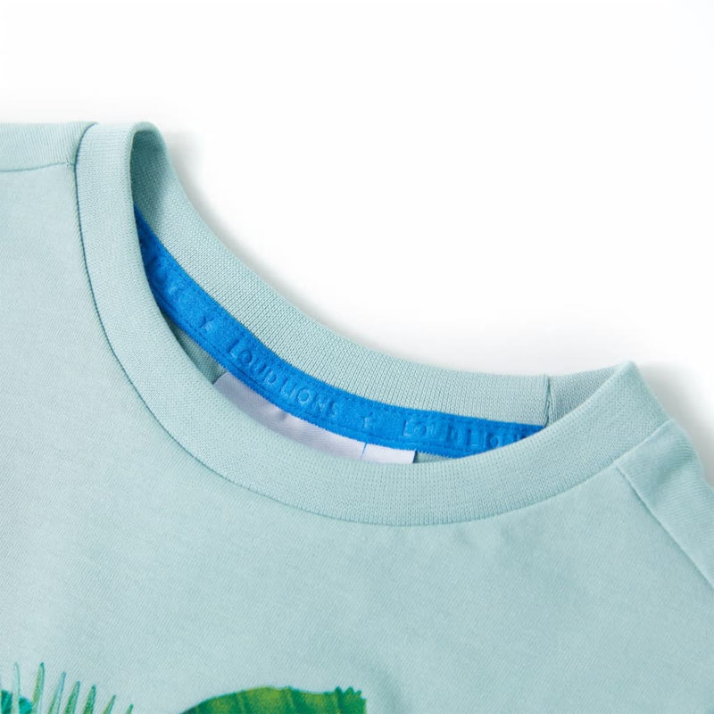 Afbeelding laden in galerijviewer, VidaXL Kindershirt 92 lichtzeeblauw

