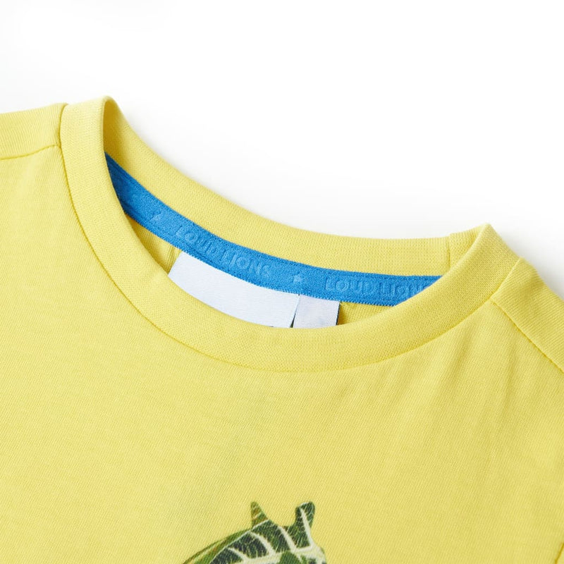 Afbeelding laden in galerijviewer, Vidaxl kindershirt 128 geel
