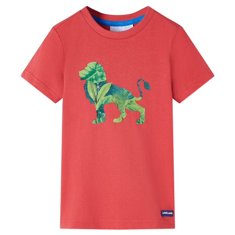 Afbeelding laden in galerijviewer, Vidaxl kindershirt 140 rood
