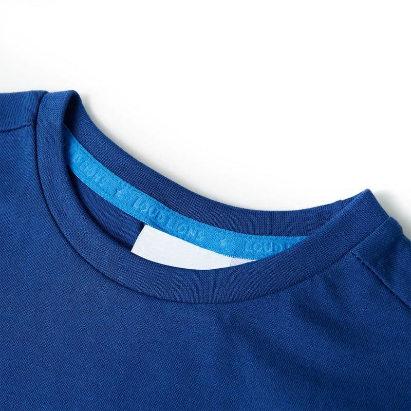 Afbeelding laden in galerijviewer, Vidaxl kindershirt 104 donkerblauw
