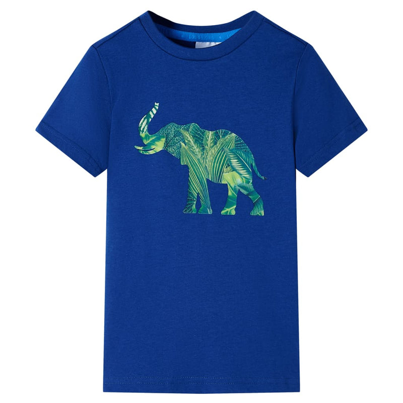 Afbeelding laden in galerijviewer, Vidaxl kindershirt 140 donkerblauw
