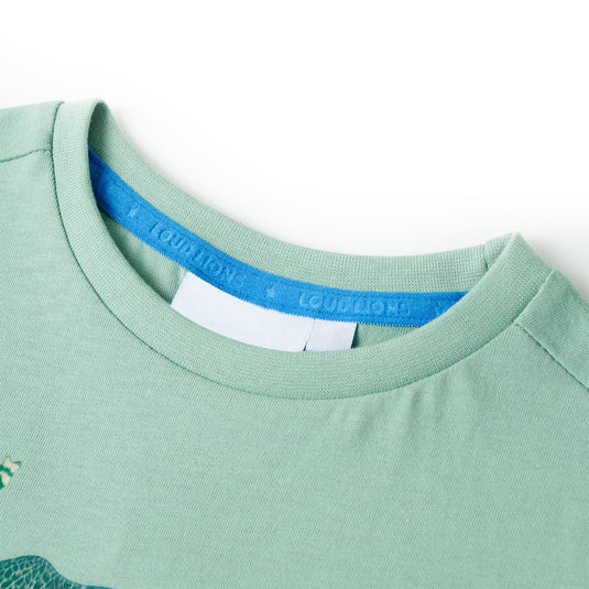 Vidaxl kindershirt 116 lichtkakikleurig