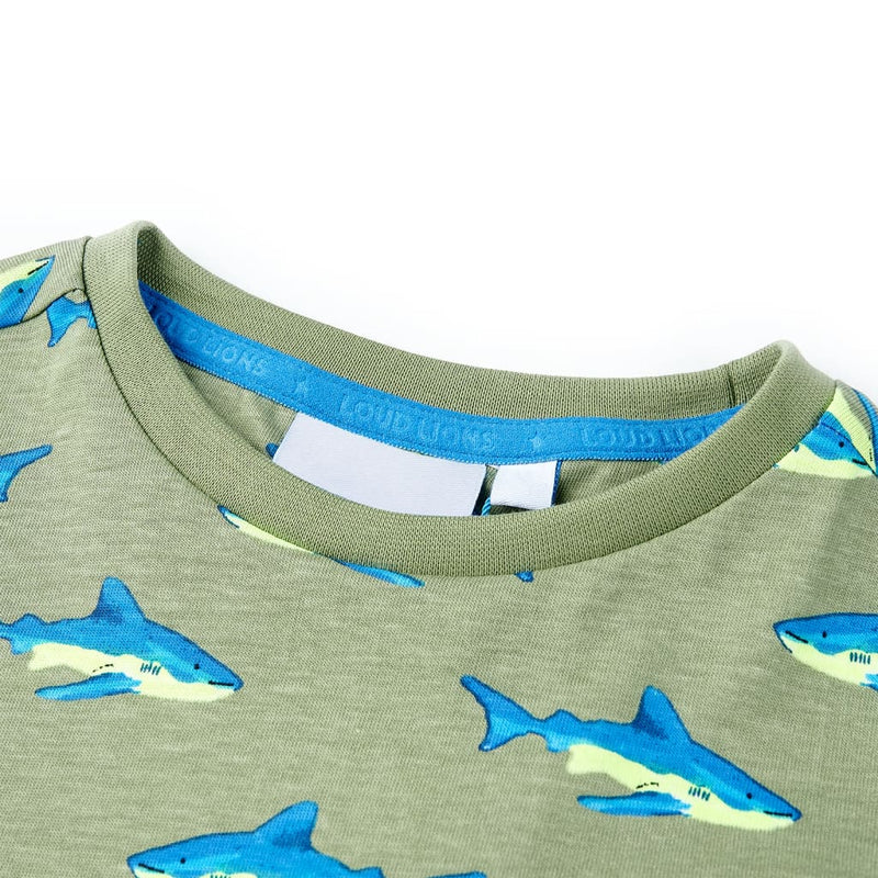 Afbeelding laden in galerijviewer, Vidaxl kindershirt 128 lichtkakikleurig
