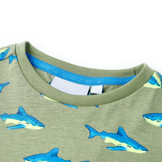Vidaxl kindershirt 140 lichtkakikleurig