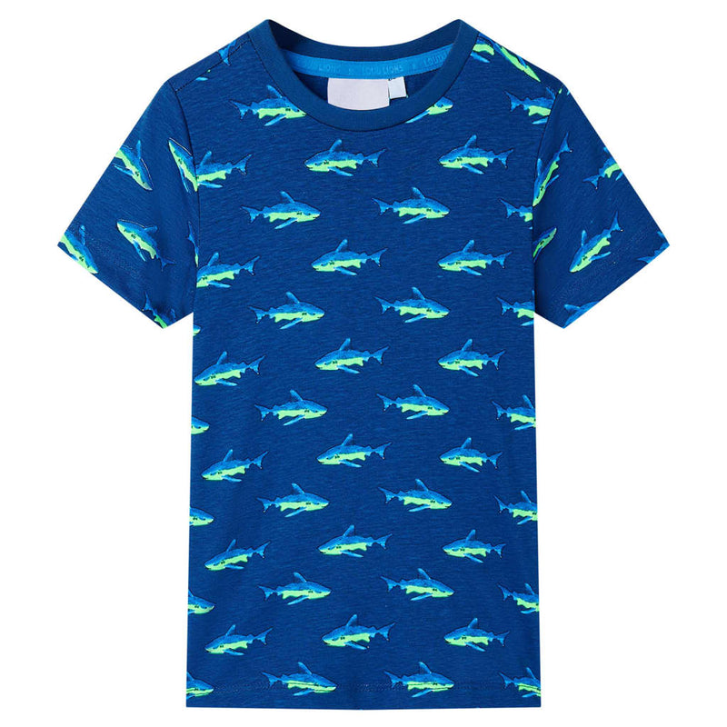 Afbeelding laden in galerijviewer, Vidaxl kindershirt 92 donkerblauw
