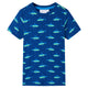 Vidaxl kindershirt 140 donkerblauw