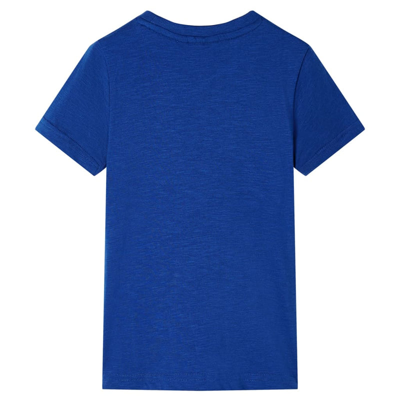 Afbeelding laden in galerijviewer, Vidaxl kindershirt 128 donkerblauw
