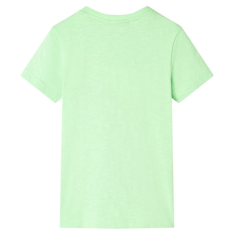 Afbeelding laden in galerijviewer, VidaXL Kindershirt 92 neongroen
