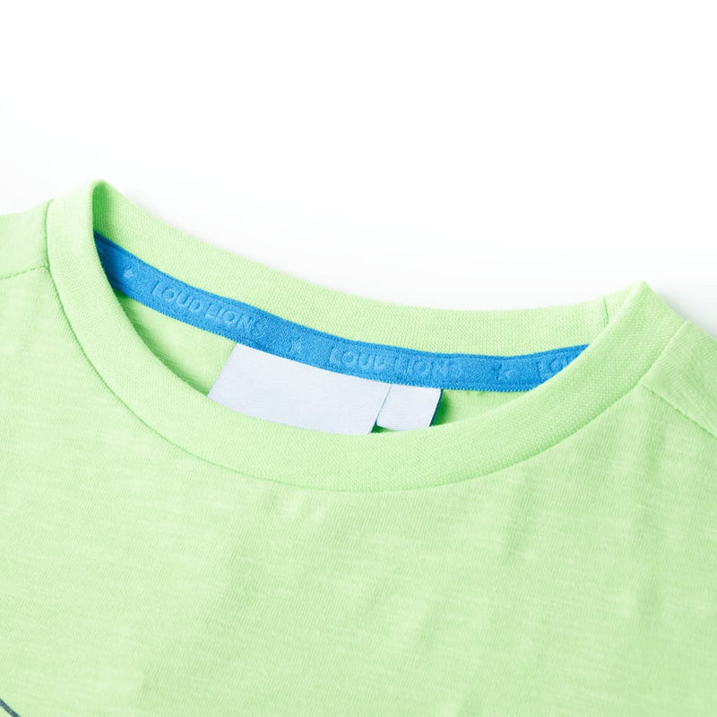 Afbeelding laden in galerijviewer, VidaXL Kindershirt 92 neongroen

