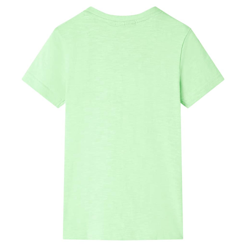 Afbeelding laden in galerijviewer, VidaXL Kindershirt 116 neongroen
