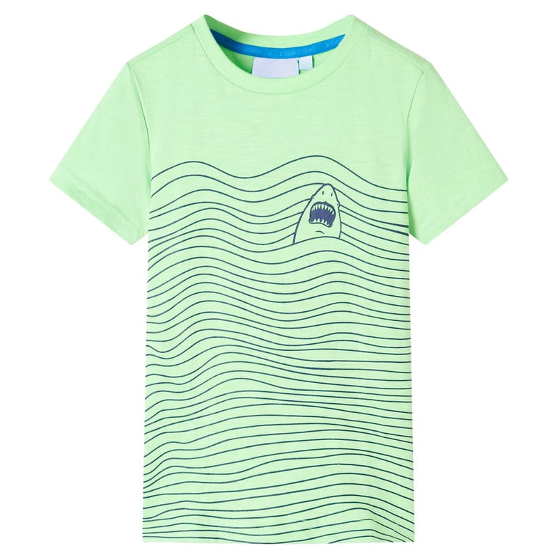 Afbeelding laden in galerijviewer, Vidaxl kindershirt 140 neongroen
