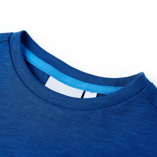 Vidaxl kindershirt 128 donkerblauw
