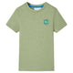 Vidaxl kindershirt 116 lichtkakikleurig
