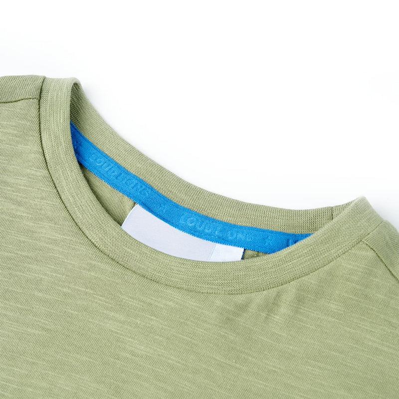 Afbeelding laden in galerijviewer, Vidaxl kindershirt 116 lichtkakikleurig

