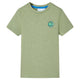 Vidaxl kindershirt 128 lichtkakikleurig