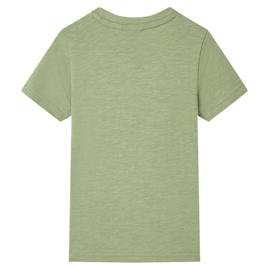 Vidaxl kindershirt 128 lichtkakikleurig