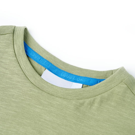 Vidaxl kindershirt 140 lichtkakikleurig