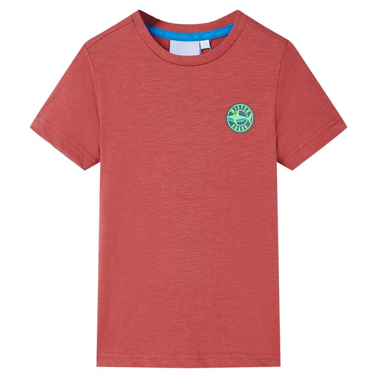 Vidaxl kindershirt 104 paprikakleurig