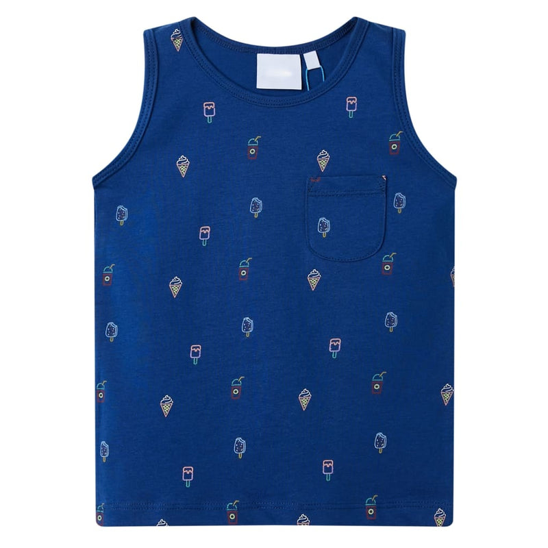 Afbeelding laden in galerijviewer, VidaXL Kindertopje 92 donkerblauw
