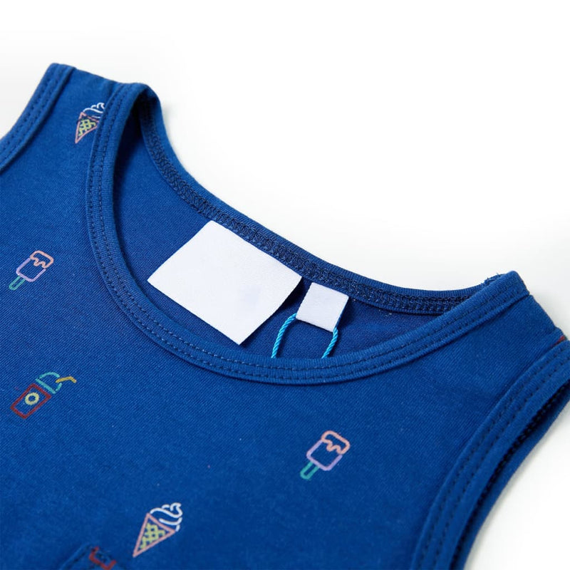 Afbeelding laden in galerijviewer, VidaXL Kindertopje 116 donkerblauw
