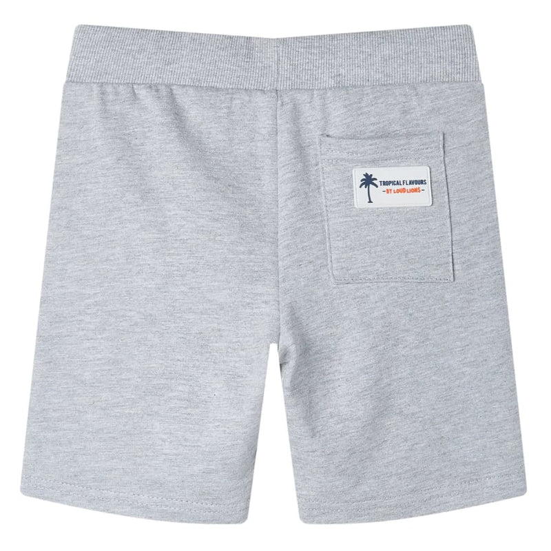 Afbeelding laden in galerijviewer, VidaXL Kindershorts met trekkoord 92 grijs
