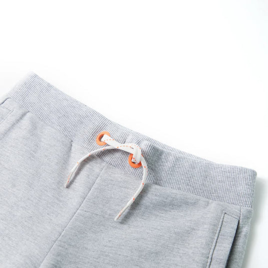 Vidaxl kindershorts met trekkoord 104 grijs