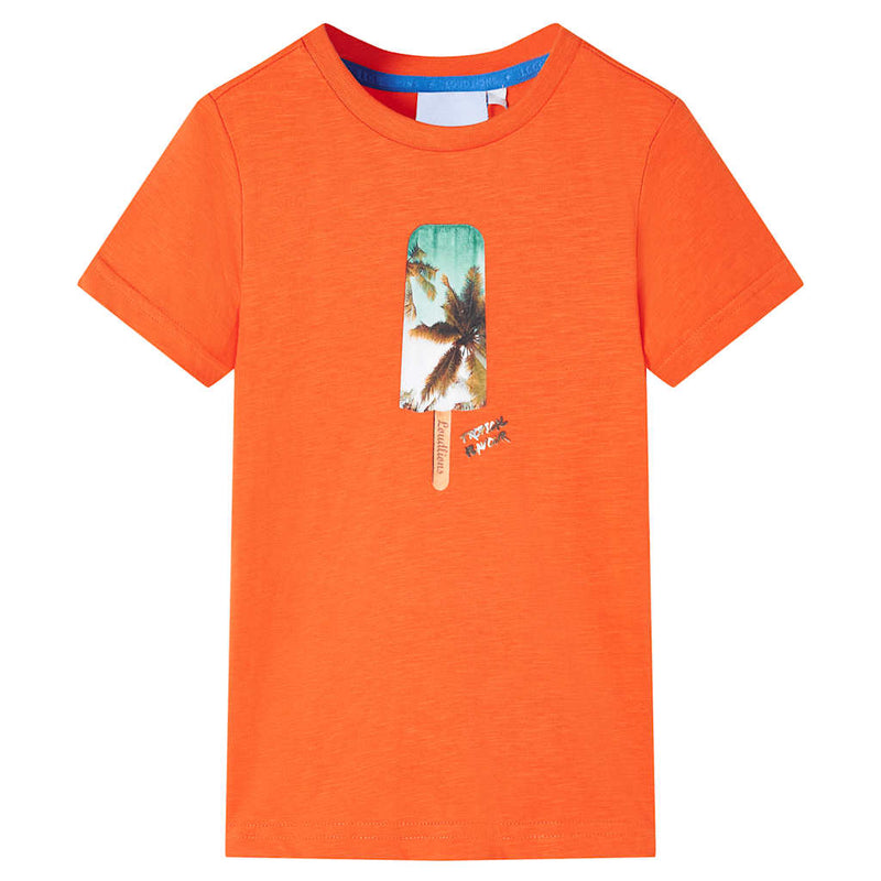 Afbeelding laden in galerijviewer, Vidaxl kindershirt 128 donkeroranje
