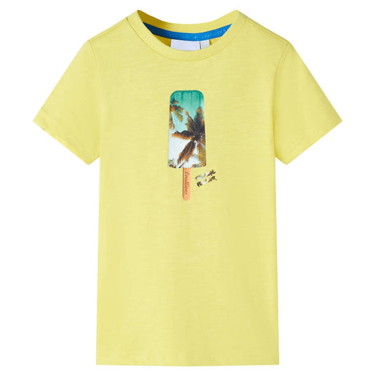 VidaXL Kindershirt 104 geel