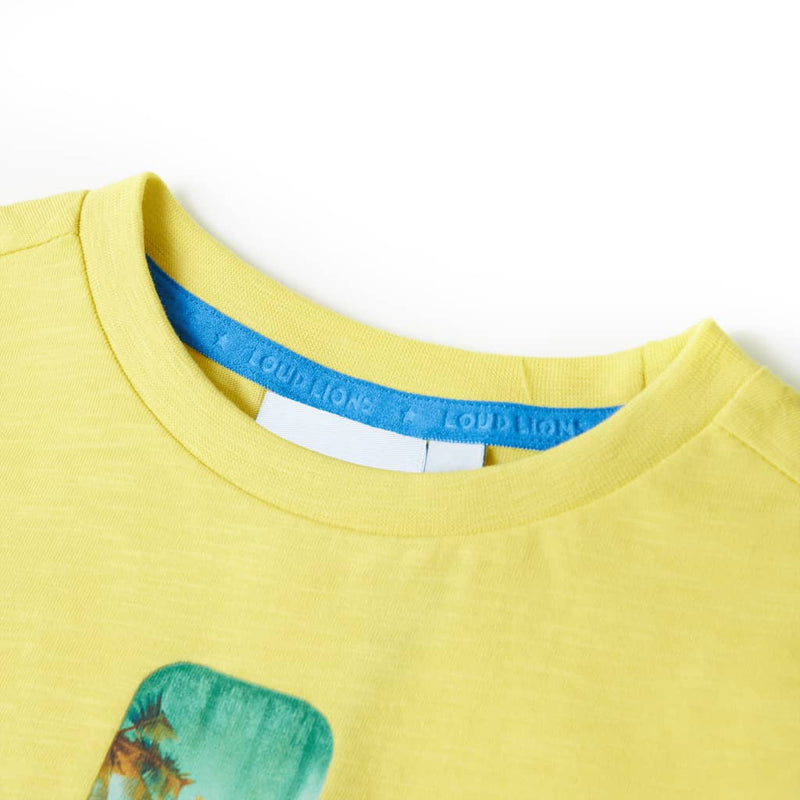 Afbeelding laden in galerijviewer, Vidaxl kindershirt 116 geel

