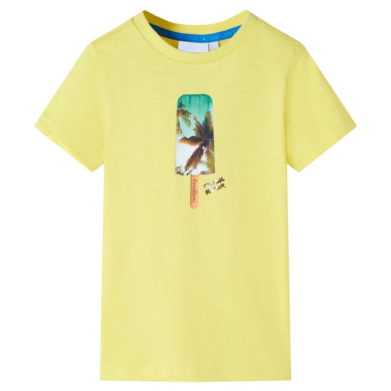 Afbeelding laden in galerijviewer, Vidaxl kindershirt 140 geel
