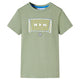 VidaXL Kindershirt 104 lichtkakikleurig