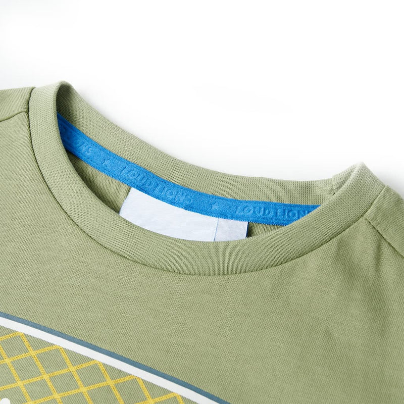 Afbeelding laden in galerijviewer, Vidaxl kindershirt 116 lichtkakikleurig

