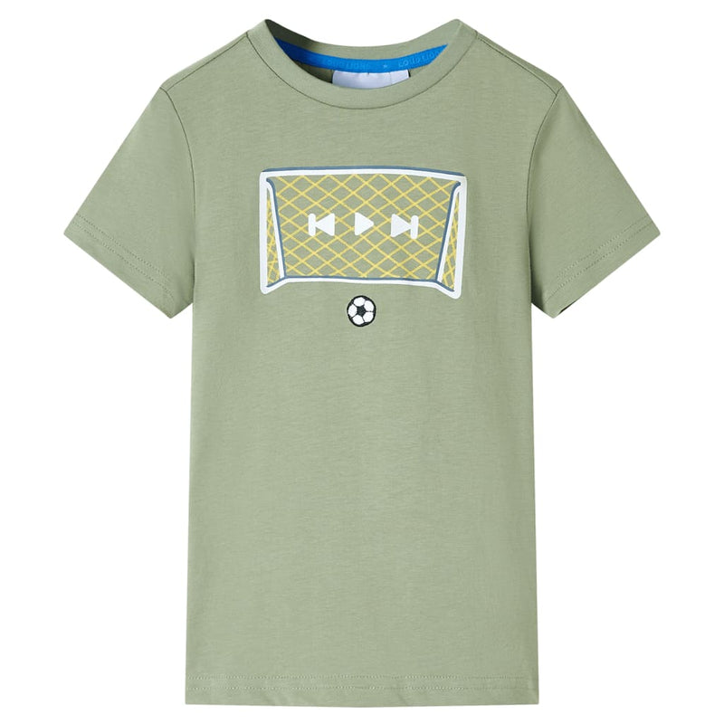 Afbeelding laden in galerijviewer, VidaXL Kindershirt 128 lichtkakikleurig
