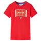 Vidaxl kindershirt 92 rood
