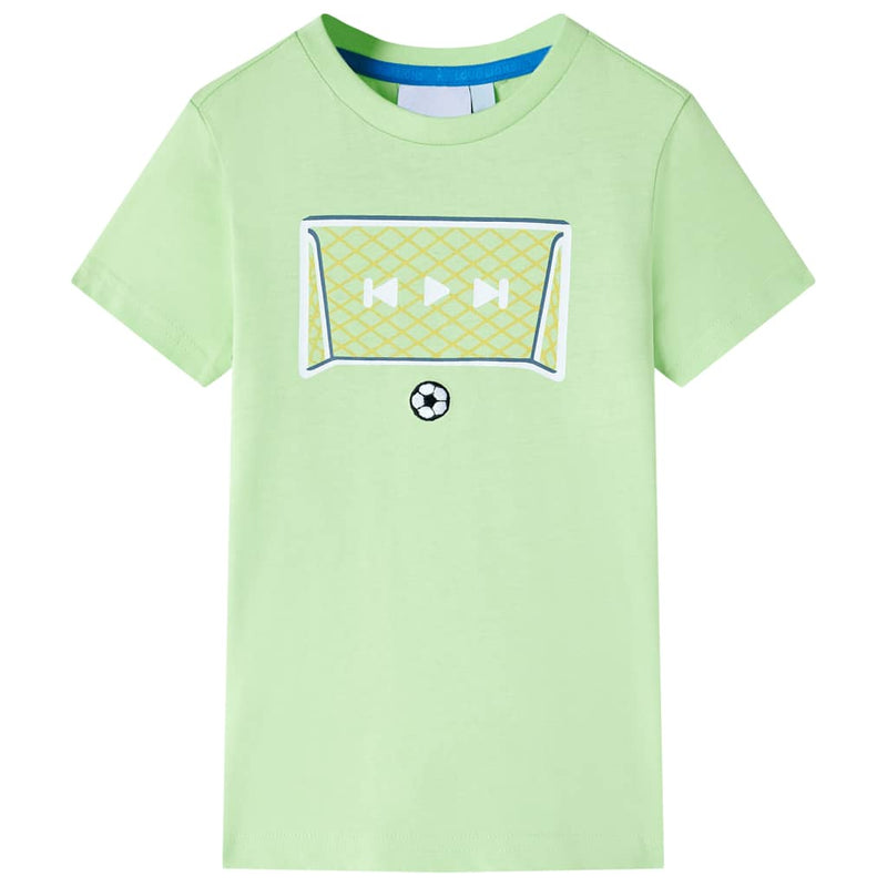 Afbeelding laden in galerijviewer, VidaXL Kindershirt 116 limoengroen
