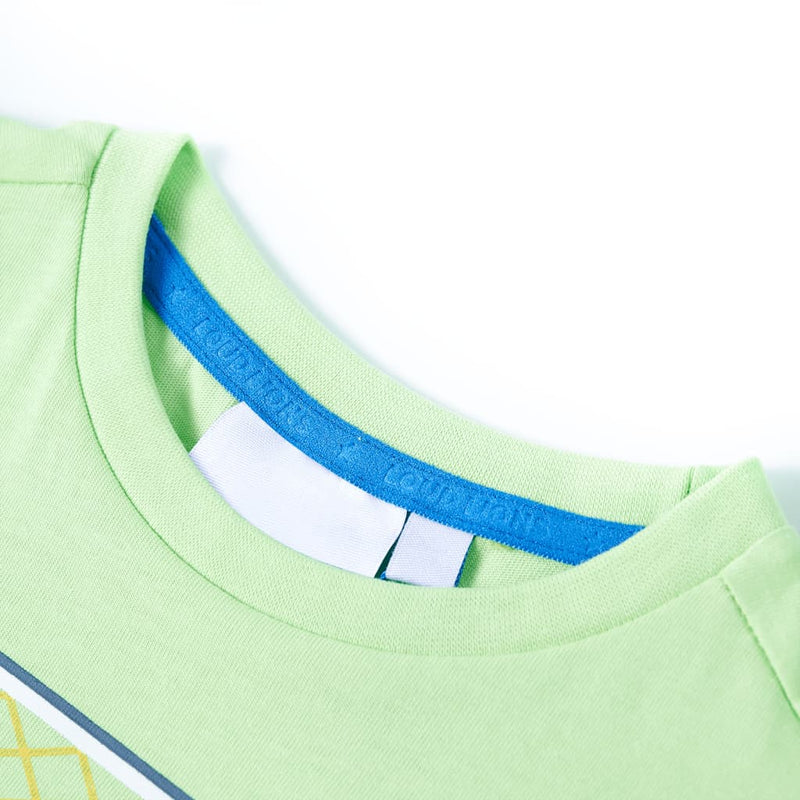 Afbeelding laden in galerijviewer, Vidaxl kindershirt 140 limoengroen
