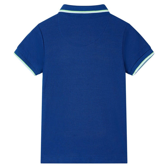 Vidaxl kinderpoloshirt 104 donkerblauw