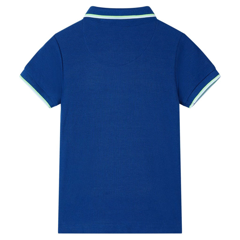 Afbeelding laden in galerijviewer, Vidaxl kinderpoloshirt 116 donkerblauw
