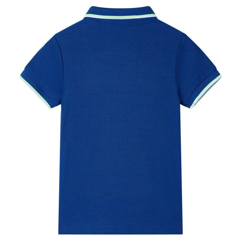 Afbeelding laden in galerijviewer, Vidaxl kinderpoloshirt 140 donkerblauw
