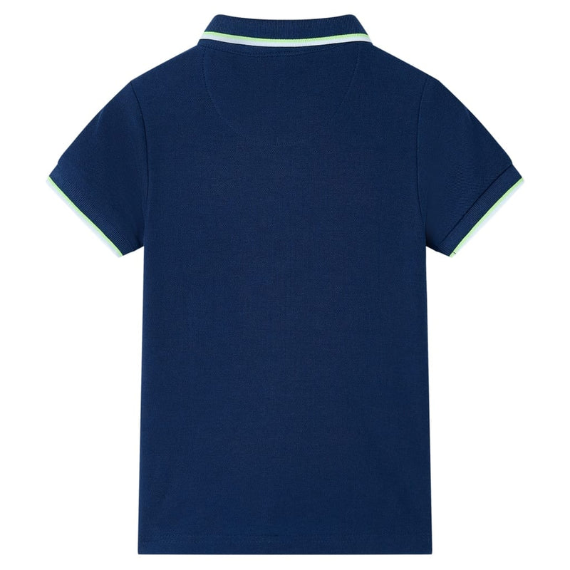Afbeelding laden in galerijviewer, VidaXL Kinderpoloshirt 92 marineblauw
