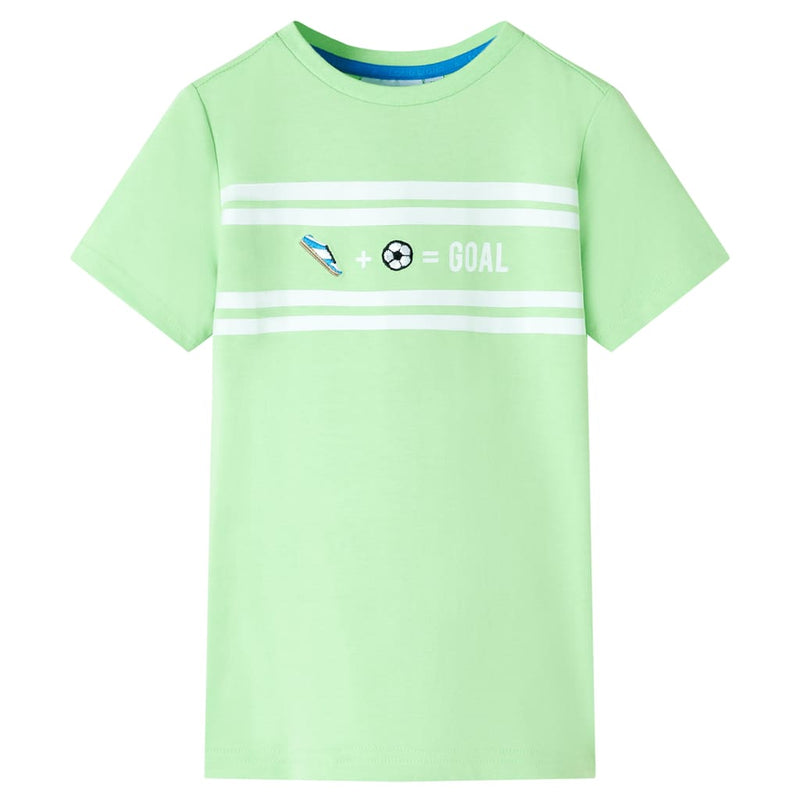 Afbeelding laden in galerijviewer, VidaXL Kindershirt 140 neongroen
