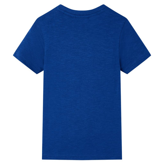 VidaXL Kindershirt 92 donkerblauw