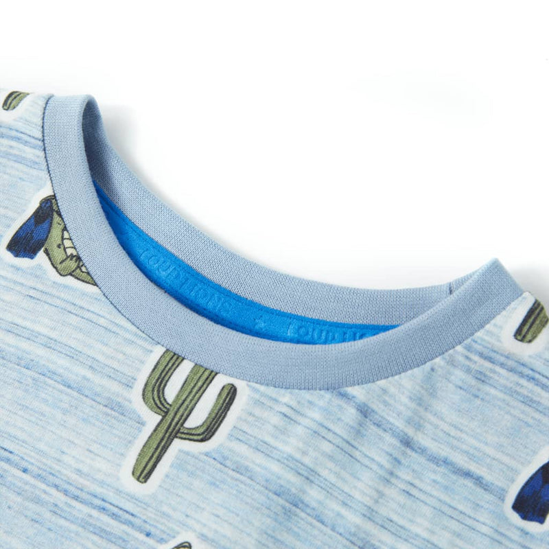 Afbeelding laden in galerijviewer, VidaXL Kindershirt 104 gemengd blauw
