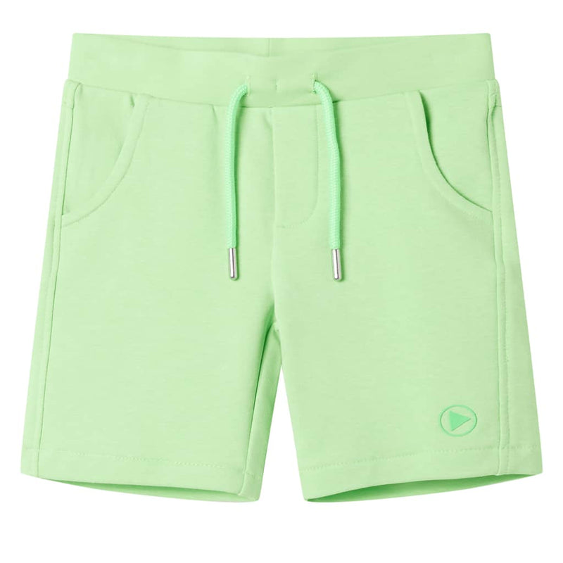 Afbeelding laden in galerijviewer, VidaXL Kindershort 92 fluorescerend groen
