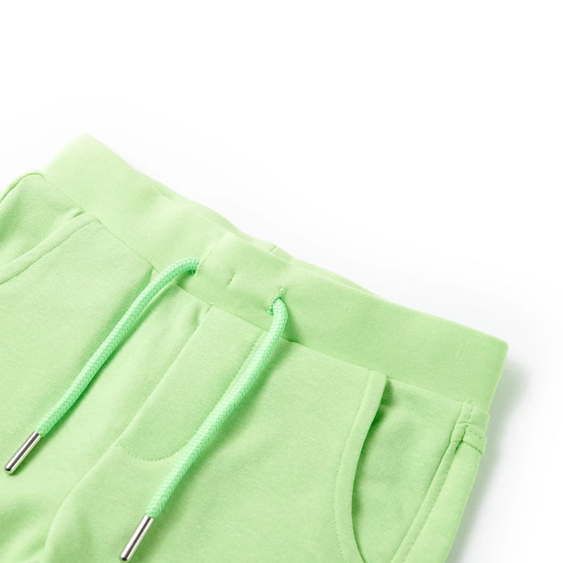 Afbeelding laden in galerijviewer, VidaXL Kindershort 104 fluorescerend groen
