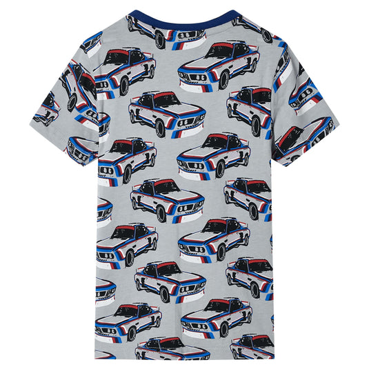 Vidaxl kinderpyjama met korte mouwen 92 grijs