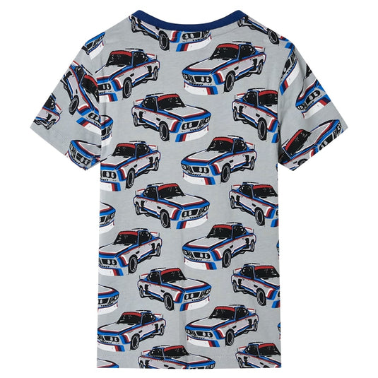 Vidaxl kinderpyjama met korte mouwen 116 grijs